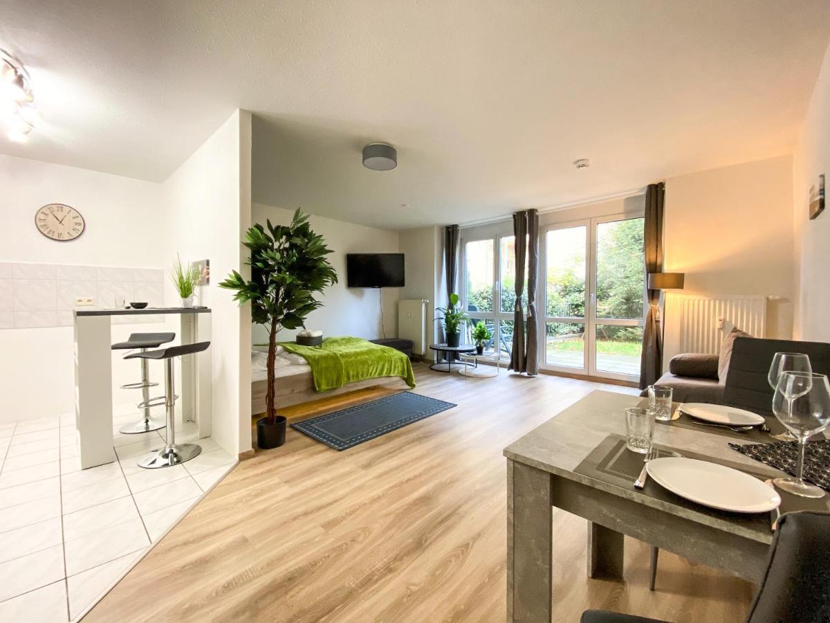 Wohlfuehl-Apartment Mit Kostenfreier Tiefgarage, Wifi & Terrasse Лейпциг Экстерьер фото